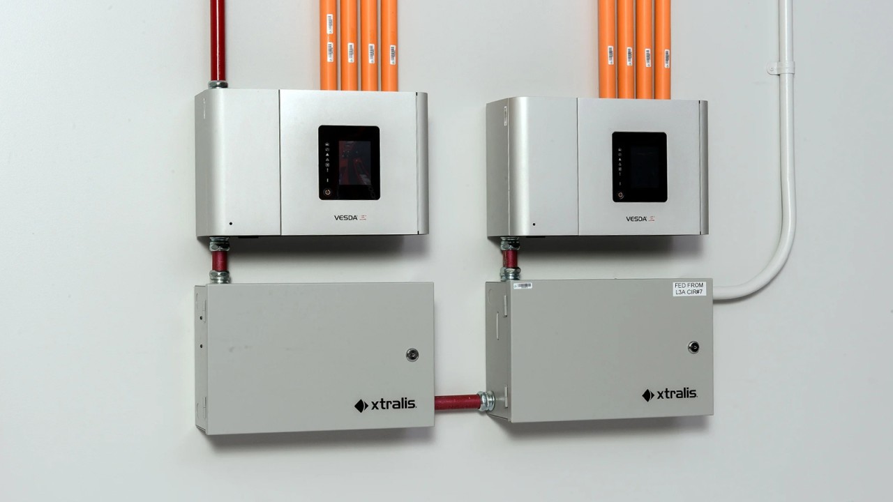 VESDA, aspirating system installation